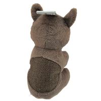 Hondenknuffel Henny Neushoorn L 40 centimeter Taupe - thumbnail