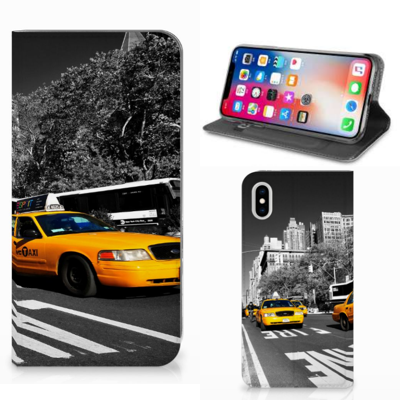 Apple iPhone Xs Max | Book Cover | New York Taxi
