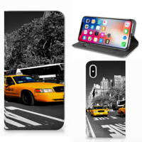 Apple iPhone Xs Max | Book Cover | New York Taxi - thumbnail