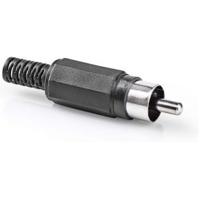 Nedis RCA connector zwart - thumbnail