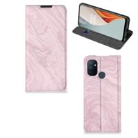 OnePlus Nord N100 | Standcase | Marble Pink - Origineel Cadeau Vriendin - thumbnail