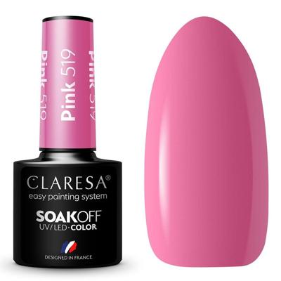 Claresa uv/led gellak 5ml pink 519 sunny garden