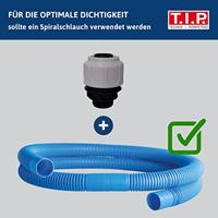 T.I.P. - Technische Industrie Produkte 30967 Zuigslang-aansluitstuk 38 mm Kunststof - thumbnail