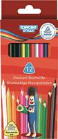 Toppoint Lange Kleurpotloden 12 stuks - thumbnail