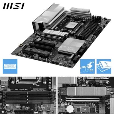 MSI PRO X870-P WIFI AM5 Moederbord Socket AMD AM5 Vormfactor ATX Moederbord chipset AMD® X870 - thumbnail