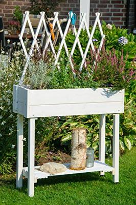 dobar Moestuinbak met rek (Wit)