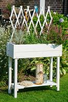 dobar Moestuinbak met rek (Wit) - thumbnail