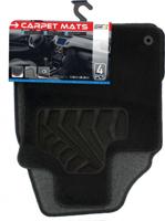 Car Plus Pasklare Mattenset Nissan Qashqai (2007-2013) Zwart - thumbnail