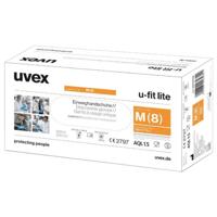uvex u-fit lite 6016808 Wegwerphandschoen 100 stuk(s) Maat (handschoen): M EN 420:2003+A1:2009, EN 374-1:2016+A1:2018, EN 374-5:2016, EN 374-4 - thumbnail