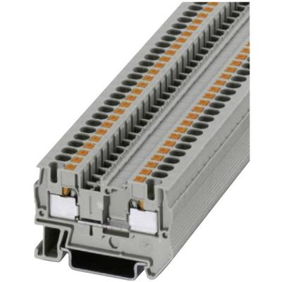 Phoenix Contact 3211757 Doorgangsklem 6.2 mm Snelaansluiting Grijs 1 stuk(s) Piece