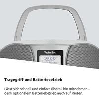 TechniSat DIGITRADIO 1990 Radio/CD-speler DAB+, VHF (FM) AUX, Bluetooth, CD, USB Acculaadfunctie, Wekfunctie Zilver - thumbnail