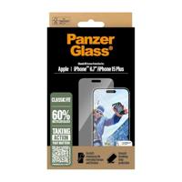 PanzerGlass Classic Fit 2875 Screenprotector (glas) Apple iPhone 16 Plus 1 stuk(s) Anti-vingerafdruk, Krasvast - thumbnail