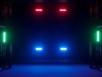 Eurolite LED Strobe SMD PRO 132 DMX RGB - thumbnail