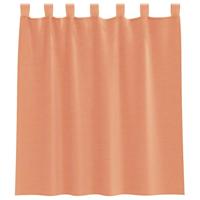 Voile gordijnen met lussen 2 st terracotta 140x140 cm - thumbnail