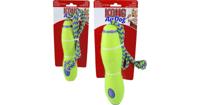 Hond Air Dog Squeakair stick met touw medium Kong Gebr. de Boon - Kong - thumbnail