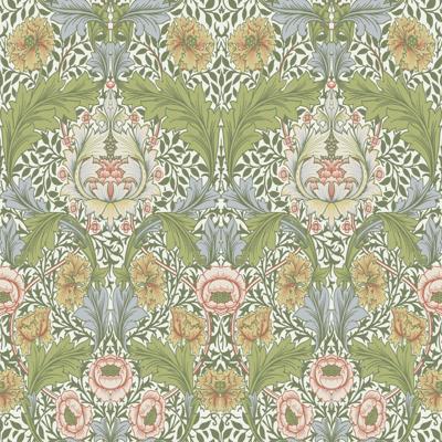 Dutch Wallcoverings Hidden Treasures 2 -Myrtle Green/Yellow - Groen/Geel