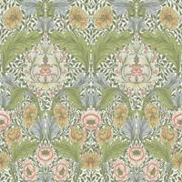 Dutch Wallcoverings Hidden Treasures 2 -Myrtle Green/Yellow - Groen/Geel - thumbnail