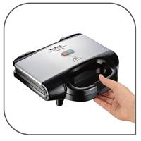 Tosti apparaat Tefal SM1552 700W Roestvrij staal Zwart 700W 700 W - thumbnail