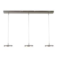 Masterlight Strakke design eettafellampDenia 2 3-lichts nikkel mat - 2082-37-100-3-DW - thumbnail