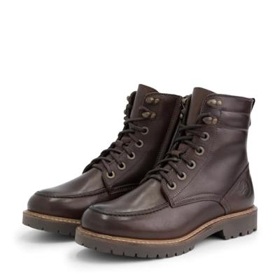 Travelin' Vrouwen - Lace-up boot casual - Donkerbruin - Maat 40 Travelin' Vrouwen - Lace-up boot casual - Donkerbruin - Maat 40