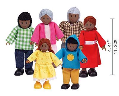 Hape poppenhuis familie afrikaans
