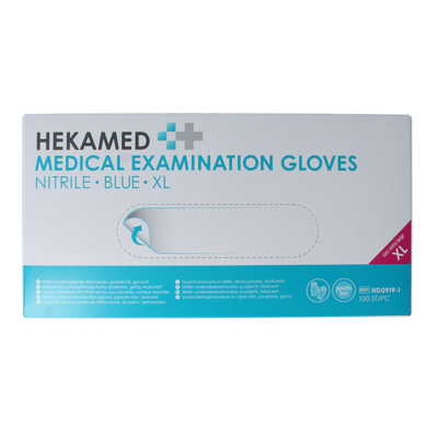 Heka Handschoenen soft nitrile XL 100 Stuks Heka Handschoenen soft nitrile XL 100 Stuks