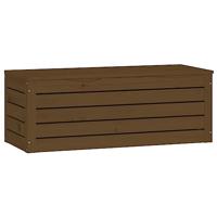Opbergbox honingbruin 89x36,5x33 cm massief grenenhout - thumbnail