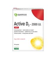 Quercus Botten,Spieren & Gewrichten Active D3-2000 I.U. 100Capsules - thumbnail