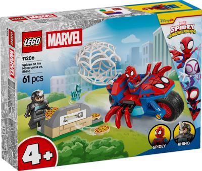 LEGO® Marvel 11206 Spidey op zijn motor vd. Rhino