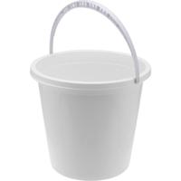 Emmer met Handvat 12L Wit - thumbnail