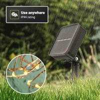 Solar String Light 10 meter - 3000K warm wit licht - IP44 Waterdicht - Twinkle effect - 4 Lichtmodi - 1200 Lumen - thumbnail