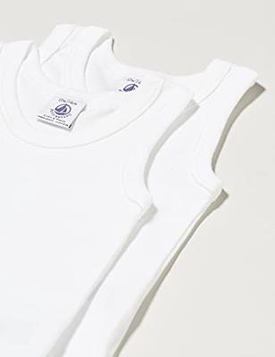 Set van 2 body's zonder mouwen PETIT BATEAU wit Set van 2 body's zonder mouwen PETIT BATEAU wit