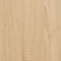 Platenkast 84,5x38x48 cm bewerkt hout sonoma eikenkleurig - thumbnail