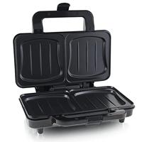 EMERIO ST-109562 Sandwich toaster RVS, Zwart - thumbnail
