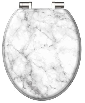 Schutte MDF WC-bril MARMOR STONE met soft-close 80194 Schutte MDF WC-bril MARMOR STONE met soft-close 80194