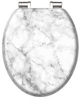 Schutte MDF WC-bril MARMOR STONE met soft-close 80194 - thumbnail