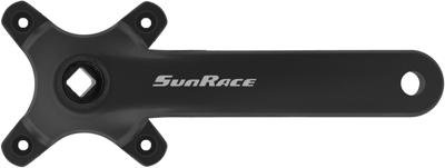 SunRace crankset FCM800 175 mm 10 12S zwart 2 delig SunRace crankset FCM800 175 mm 10 12S zwart 2 delig