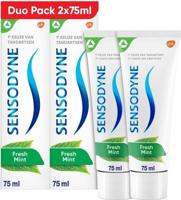 Sensodyne Tandpasta fresh mint 2 x 75 ml (150 ml) - thumbnail