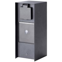 BOLD 10426 Buitenstopcontact 3-voudig Antraciet Zonder kabel, Met schakelaar, Met timer, Bestuurbaar via App, Programmeerbaar - thumbnail