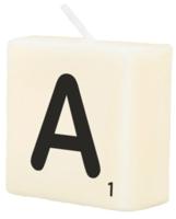 Letter kaarsje wit A - thumbnail