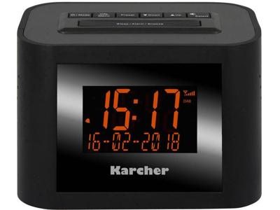 Karcher DAB 2420 Wekkerradio FM Zwart