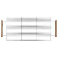 VidaXL Trolleybarbecue met 2 schappen houtskool xxl roestvrij staal - thumbnail