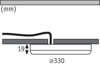Paulmann 95392 Cover-it LED-inbouwpaneel LED 22 W Wit - thumbnail