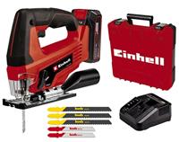 Einhell TC-JS 18 Li (1x2,5 Ah) 4321228 Accu-decoupeerzaag Incl. koffer, Incl. lader, Incl. accu 18 V 2.5 Ah - thumbnail
