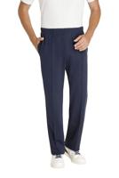 Comfortabele herenbroek met vouw zwart - thumbnail