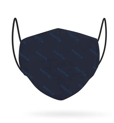 Hygiënisch en herbruikbaar gezichtsmasker gemaakt van stof Safta Volwassen Marineblauw