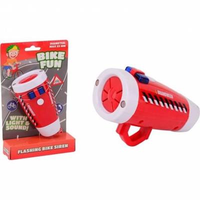 Johntoy Bike fun led lamp brandweer met sirene
