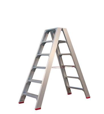 Little jumbo Industrietrap superpro - 2x6 treden met beugel - 4741000206 Little jumbo Industrietrap superpro - 2x6 treden met beugel - 4741000206