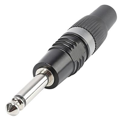 Hicon HI-J63MP-B Jackplug 6,35 mm Stekker, recht Aantal polen: 2 Mono Zwart 1 stuk(s) Hicon HI-J63MP-B Jackplug 6,35 mm Stekker, recht Aantal polen: 2 Mono Zwart 1 stuk(s)