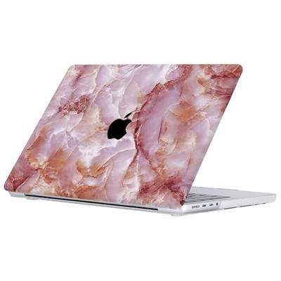 Lunso MacBook Pro 16 inch (2021-2024) cover hoes - case - Marble Finley Lunso MacBook Pro 16 inch (2021-2024) cover hoes - case - Marble Finley